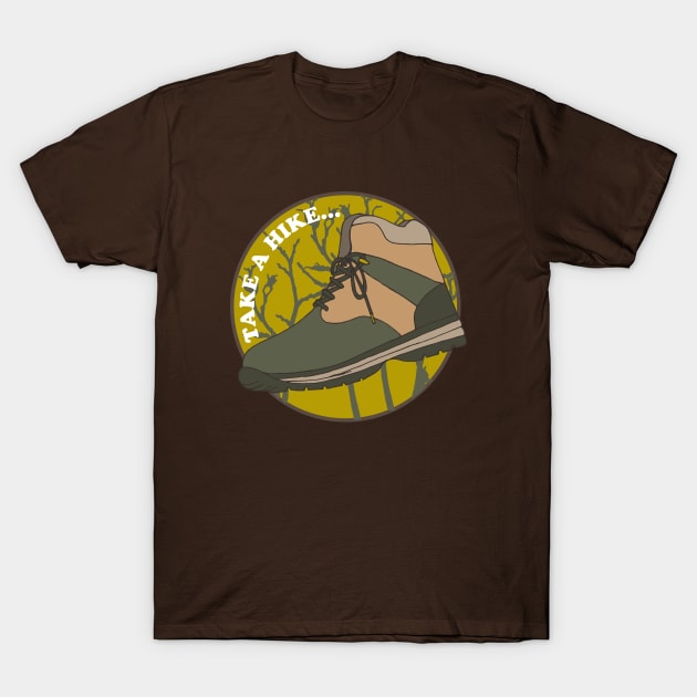 Take a Hike Explore the Outdoors T-Shirt by HotHibiscus